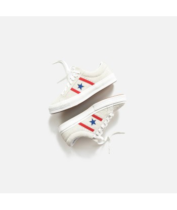 Converse Academy Ox - White / Enamel Red / Blue votre