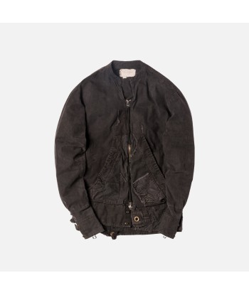 Greg Lauren Patchwork Tent Studio Jacket - Charcoal rembourrage situé sous