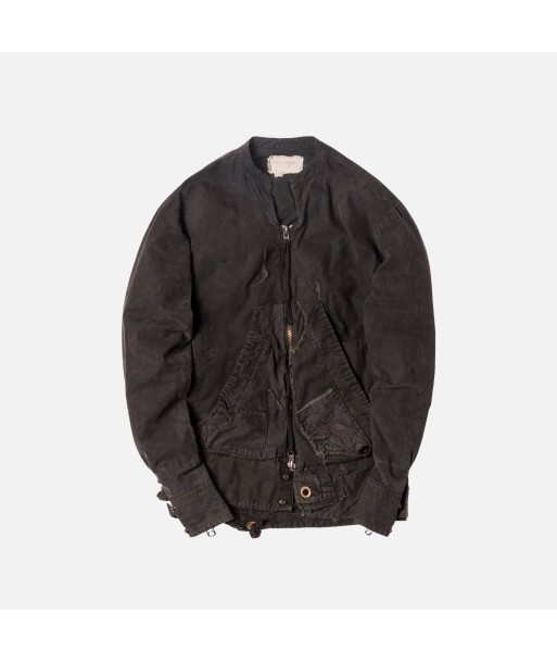 Greg Lauren Patchwork Tent Studio Jacket - Charcoal rembourrage situé sous