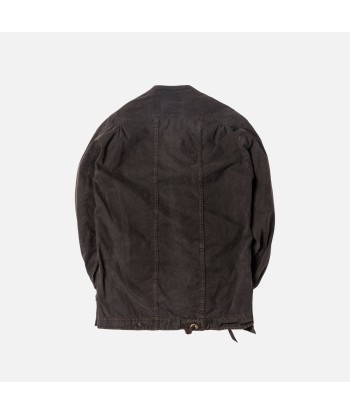 Greg Lauren Patchwork Tent Studio Jacket - Charcoal rembourrage situé sous