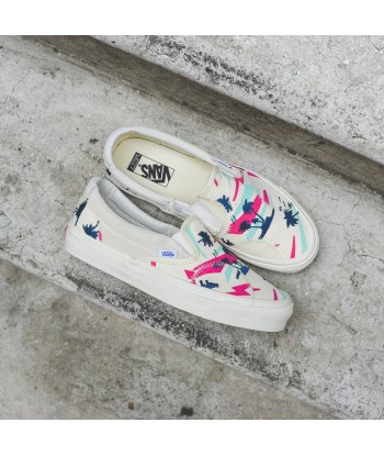 Vans Slip-On Bricolage LX - Embroidered Palm / Classic White / Mutli sur le site 