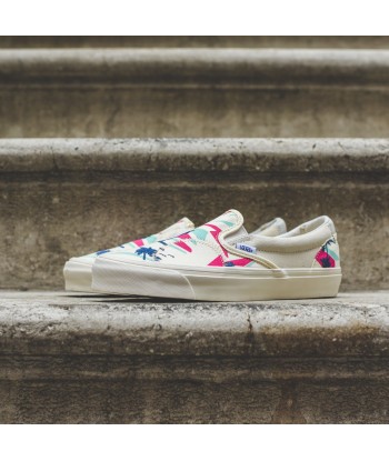 Vans Slip-On Bricolage LX - Embroidered Palm / Classic White / Mutli sur le site 