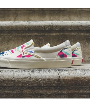 Vans Slip-On Bricolage LX - Embroidered Palm / Classic White / Mutli sur le site 