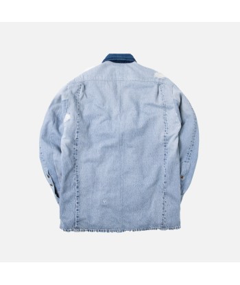 Greg Lauren Denim/Indigo Stripe GL1 - Light Blue À commander