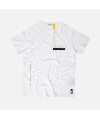 7 Moncler Fragment Hiroshi Fujiwara Maglia Tee - White en ligne des produits 