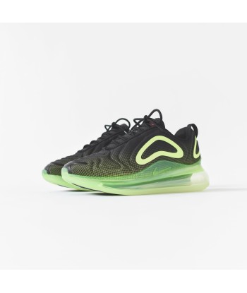 Nike Air Max 720 - Black / Bright Crimson / Volt de l' environnement