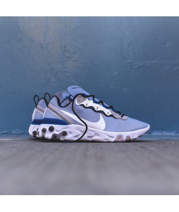 Nike React Element 55 - Indigo Fog / White / Mystic Navy commande en ligne