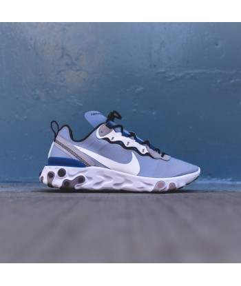 Nike React Element 55 - Indigo Fog / White / Mystic Navy commande en ligne