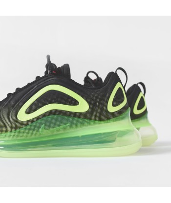 Nike Air Max 720 - Black / Bright Crimson / Volt de l' environnement