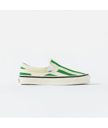 Vans Classic Slip-On 98 DX Anaheim Factory - OG White / Green Véritable concentré