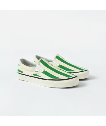 Vans Classic Slip-On 98 DX Anaheim Factory - OG White / Green Véritable concentré