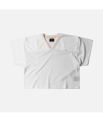 Fear of God 5th Collection Mesh Football Jersey - White livraison et retour toujours gratuits