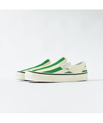 Vans Classic Slip-On 98 DX Anaheim Factory - OG White / Green Véritable concentré