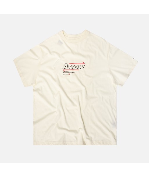 Ader Error Arrow Logo Tee - White Amélioration de cerveau avec