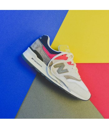 New Balance x Aimé Leon Dore 997 - Grey / Yellow / Navy Fin de série