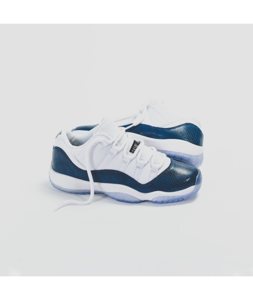 Nike GS Air Jordan 11 Retro Low LE - White / Black / Navy Les magasins à Paris et en Île-de-France