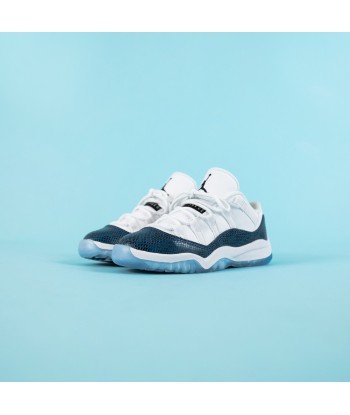 Nike Air Jordan 11 Retro Pre-School Low LE - White / Black / Navy Venez acheter