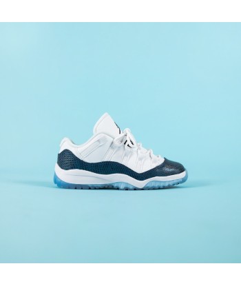 Nike Air Jordan 11 Retro Pre-School Low LE - White / Black / Navy Venez acheter