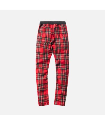 Fear of God 5th Collection Tartan Wool Plaid Trouser - Red Voir les baskets