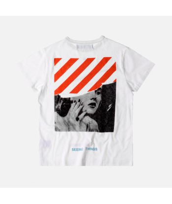 Off-White Photocopy Tee - White / Orange de technologie