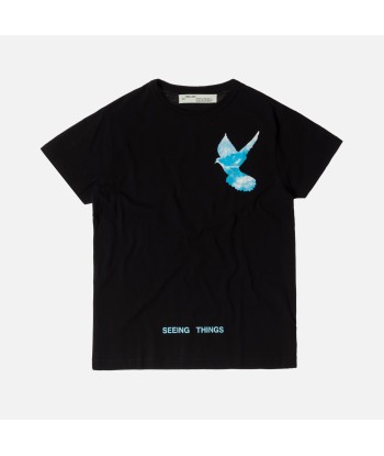 Off-White Not Real Dove Tee - Black / Blue pas cheres