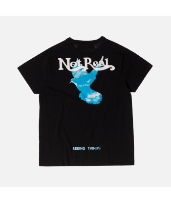 Off-White Not Real Dove Tee - Black / Blue pas cheres