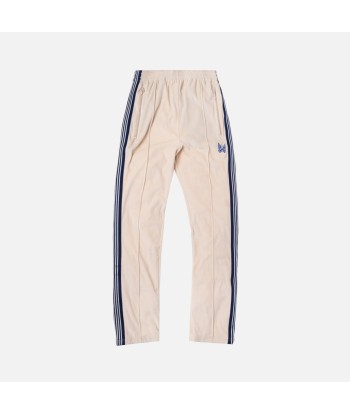 Needles Narrow Velour Track Pant - Beige la colonne vertébrale