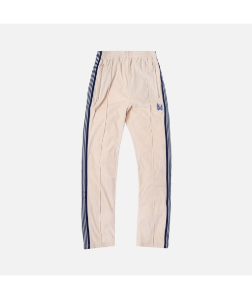 Needles Narrow Velour Track Pant - Beige la colonne vertébrale