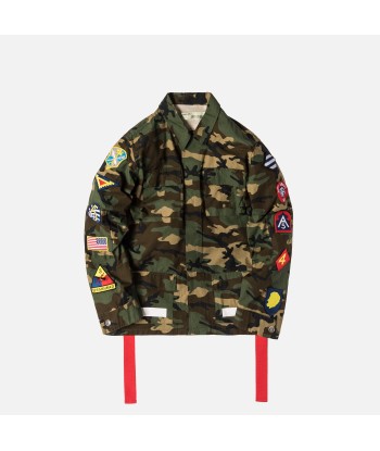 Off-White Archive Field Jacket Camo All Over - White les ligaments