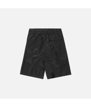 Stone Island Nylon Metal Mid Length Garment Dyed Logo Swim Short - Black Découvrez la collection