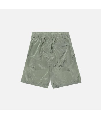 Stone Island Nylon Metal Mid Length Garment Dyed Logo Swim Short - Salvia Les magasins à Paris