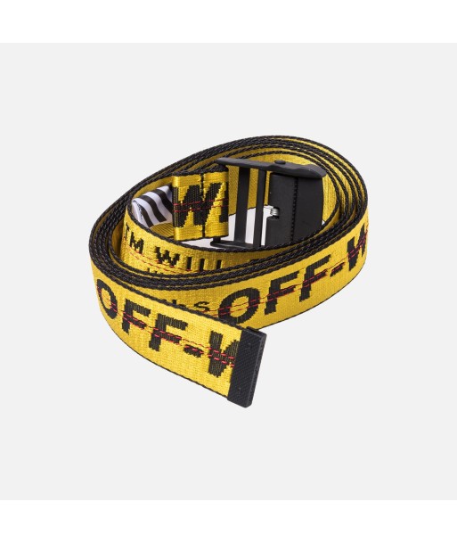 Off-White Industrial Belt - Yellow la colonne vertébrale