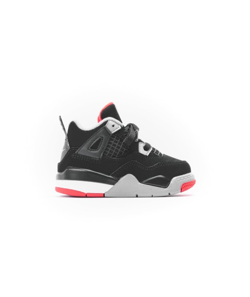 Nike PS Air Jordan 4 Retro - Black / Fire Red / Cement Grey en ligne