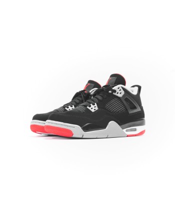 Nike GS Air Jordan 4 Retro - Black / Fire Red / Cement Grey l'achat 