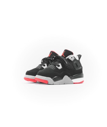 Nike PS Air Jordan 4 Retro - Black / Fire Red / Cement Grey en ligne