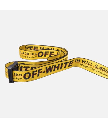 Off-White Industrial Belt - Yellow la colonne vertébrale