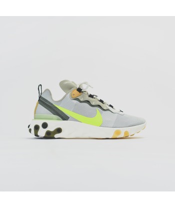 Nike React Element 55 - Spruce Aura / Volt / Spruce Fog / Barel Découvrez la collection