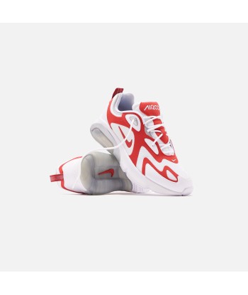 Nike Air Max 200 - White / University Red / Metallic Silver Fin de série