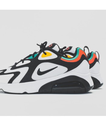 Nike Air Max 200 - White / Black / Bright Crimson / University Gold / Lucid Green ouvre sa boutique