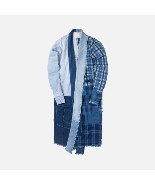 Greg Lauren Denim Patchwork GL1 Robe - Indigo 2 - 3 jours ouvrés.