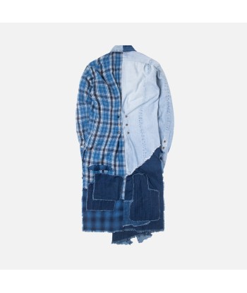 Greg Lauren Denim Patchwork GL1 Robe - Indigo 2 - 3 jours ouvrés.