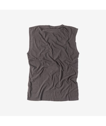 John Elliott Oversized Sleeveless Crew - Charcoal la colonne vertébrale