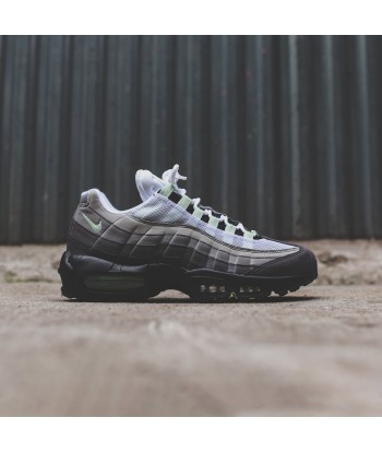 Nike Air Max 95 - White / Fresh Mint / Granite / Dust / Dark Pewter Livraison rapide