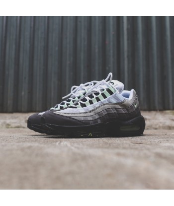 Nike Air Max 95 - White / Fresh Mint / Granite / Dust / Dark Pewter Livraison rapide