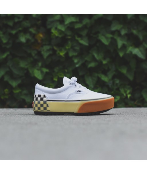 Vans Era Stacked - White / Checkerboard en linge