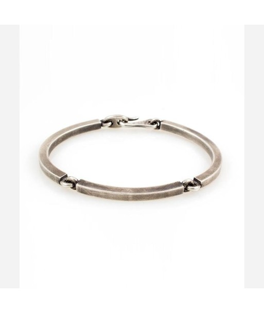 M. Cohen Triple Link Oxidized Perihelion Bracelet - Silver Venez acheter