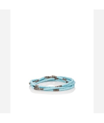 M. Cohen Mini African Disc Bracelet - Light Blue pas cher chine