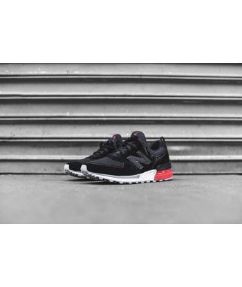 New Balance 574 Sport - Black / Red chez Cornerstreet bien 