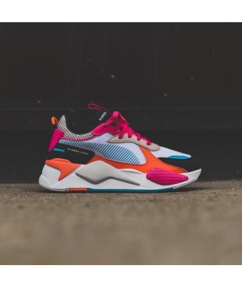 Puma WMNS RS-X Toys - White / Black / Fuchsia Purple JUSQU'A -70%! 