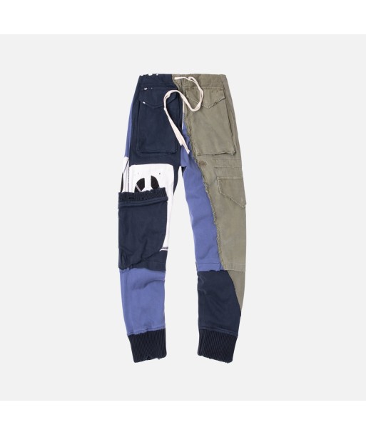 Greg Lauren Deconstructed Rugby Pant - Navy / Olive prix